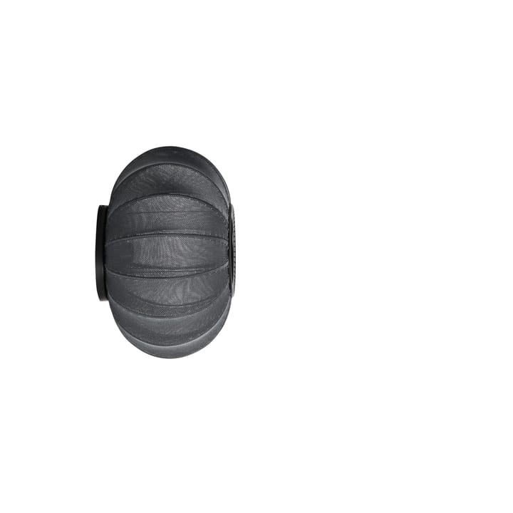 Knit-Wit 45 Oval wall and ceiling lamp, Black Made By Hand