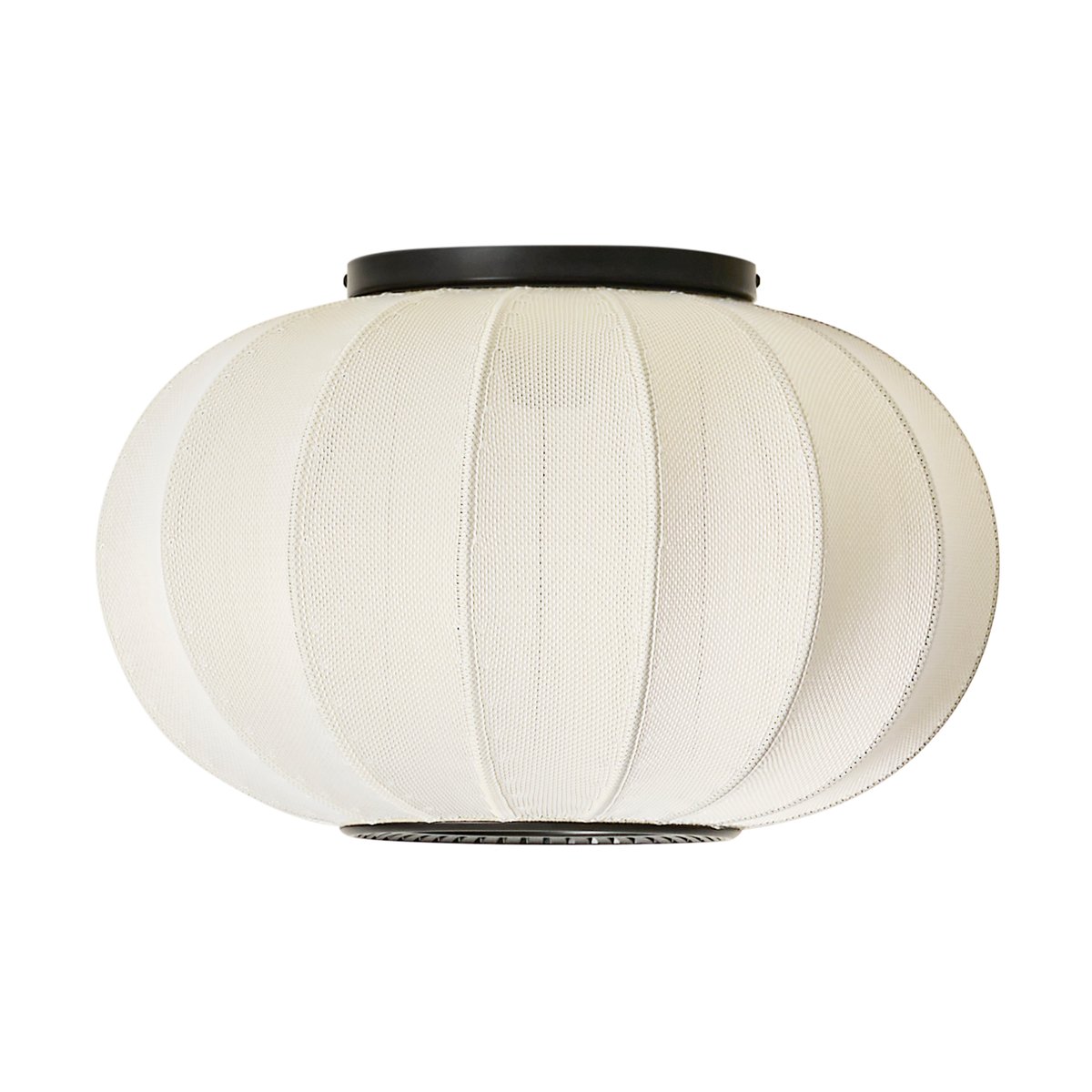 Made By Hand Knit-Wit 45 Oval wall and ceiling lamp Pearl white