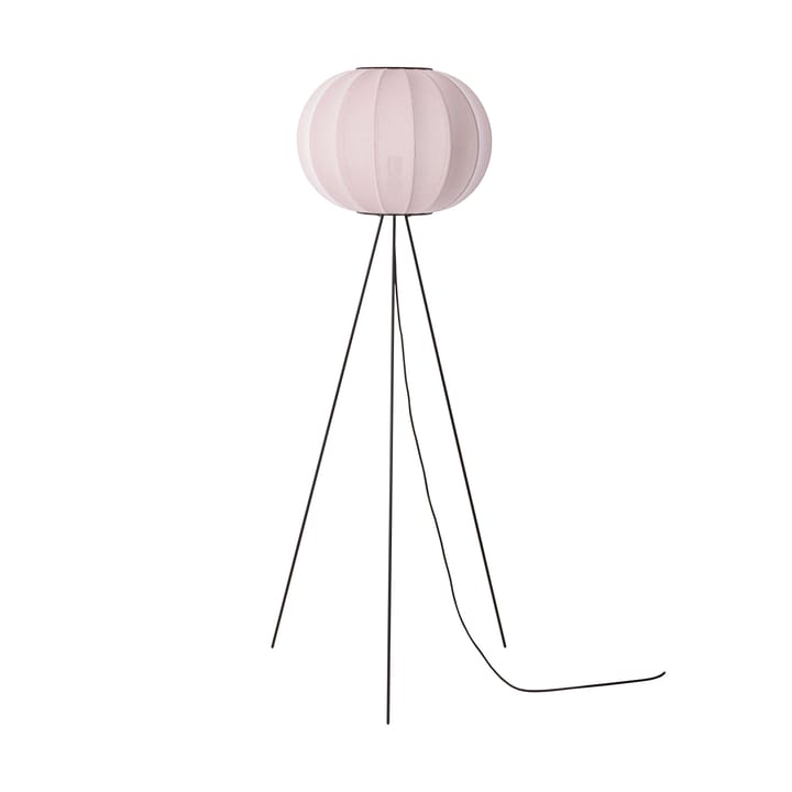 Knit-Wit 45 Round High floor lamp, Light pink Made By Hand