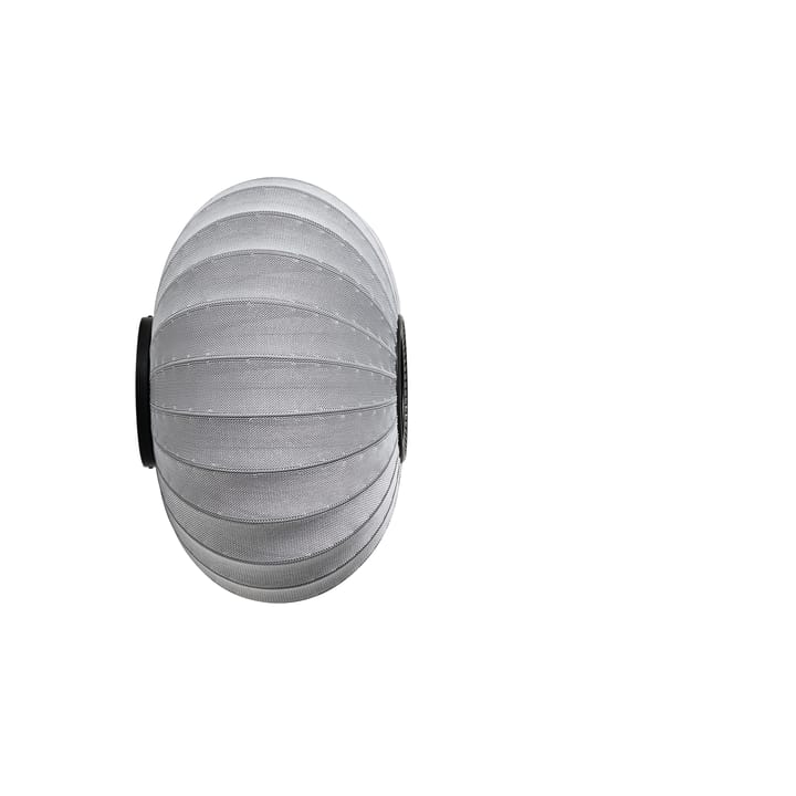 Knit-Wit 57 Oval wall and ceiling lamp, Silver Made By Hand