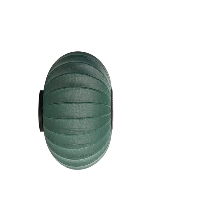 Knit-Wit 57 Oval wall and ceiling lamp, Tweed green Made By Hand