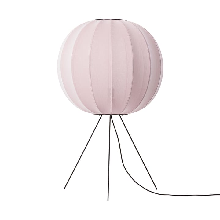 Knit-Wit 60 Round Medium floor lamp, Light pink Made By Hand