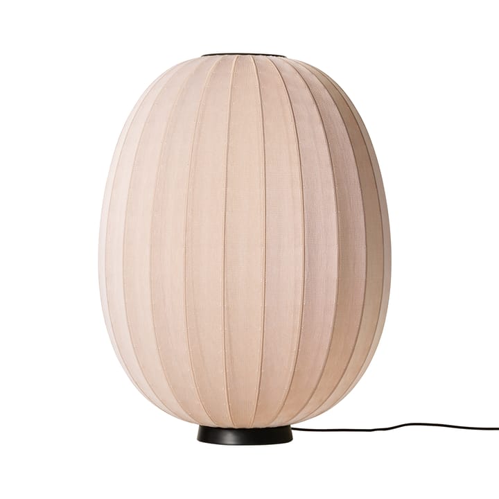 Knit-Wit 65 High Oval Level floor lamp, Sand stone Made By Hand