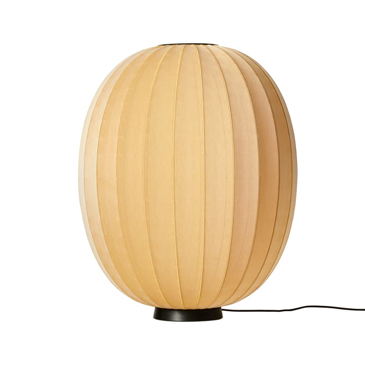 Knit-Wit 65 High Oval Level floor lamp, Sunrise Made By Hand