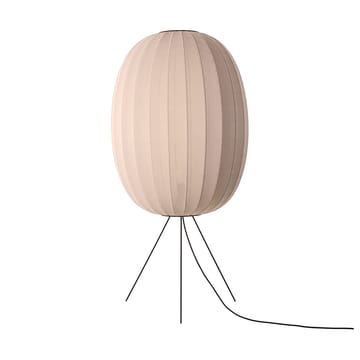 Knit-Wit 65 High Oval Medium floor lamp - Sand stone - Made By Hand