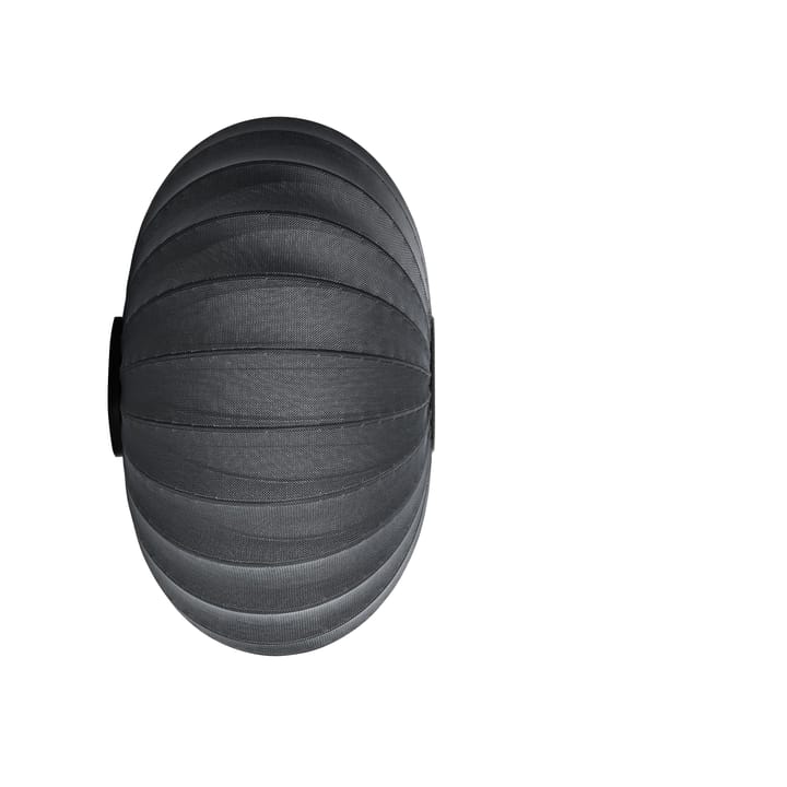 Knit-Wit 76 Oval wall and ceiling lamp, Black Made By Hand