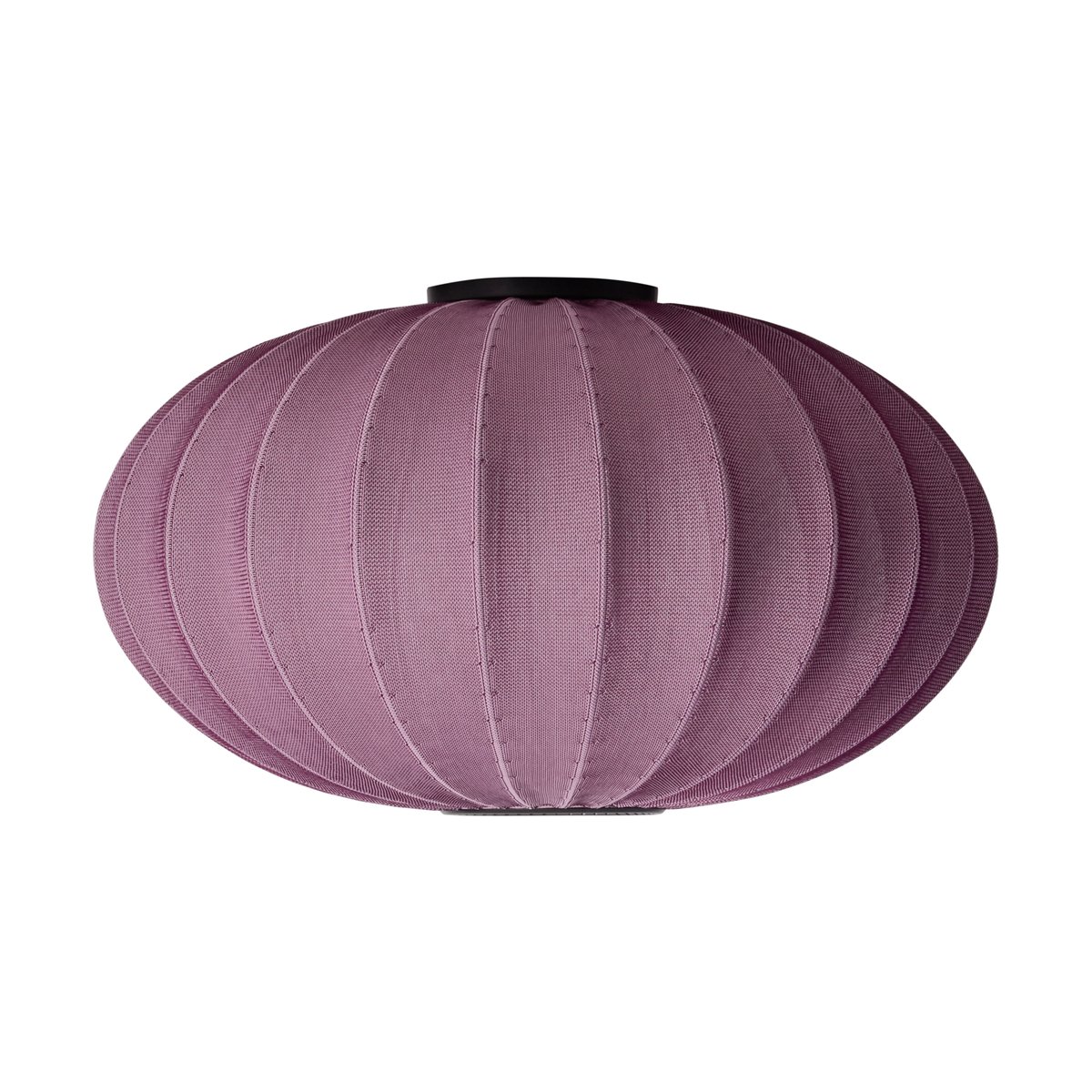 Made By Hand Knit-Wit 76 Oval wall and ceiling lamp Burgundy