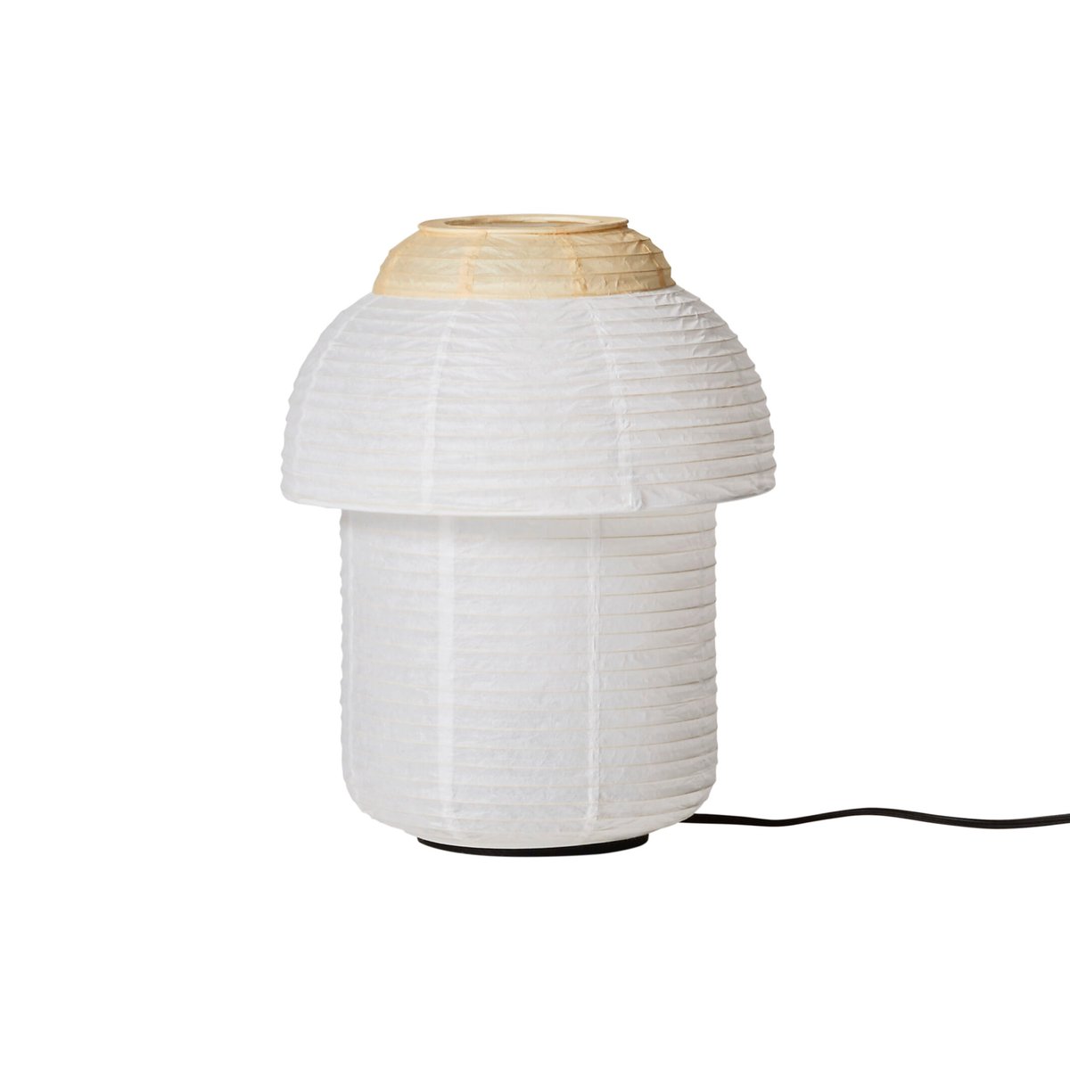 Made By Hand Papier Double table lamp Ø30 cm Soft yellow