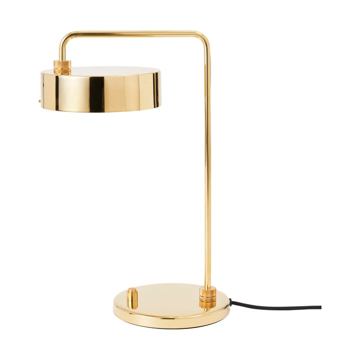 Petite Machine bordslampa, Polished brass Made By Hand