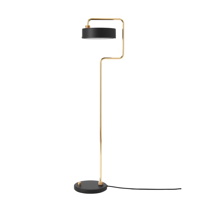 Petite Machine floor lamp, Deep black Made By Hand