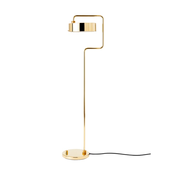 Petite Machine floor lamp, Polished brass Made By Hand