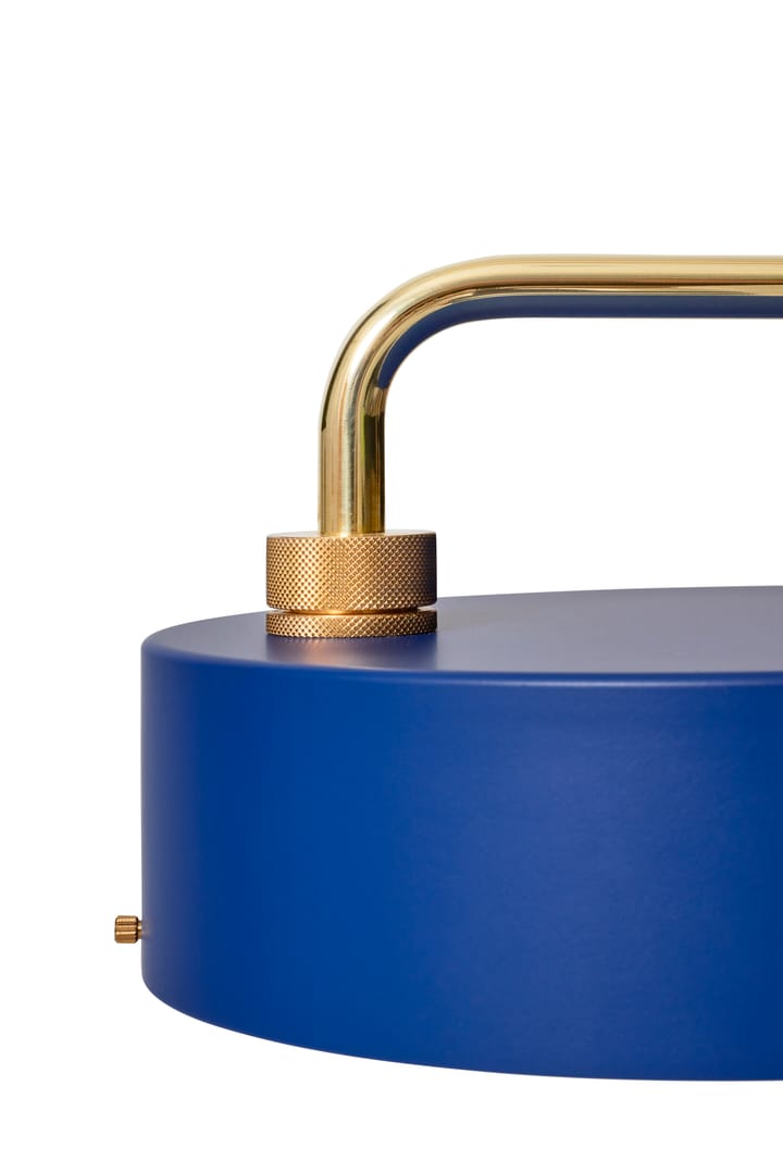 Petite Machine table lamp, Royal blue Made By Hand