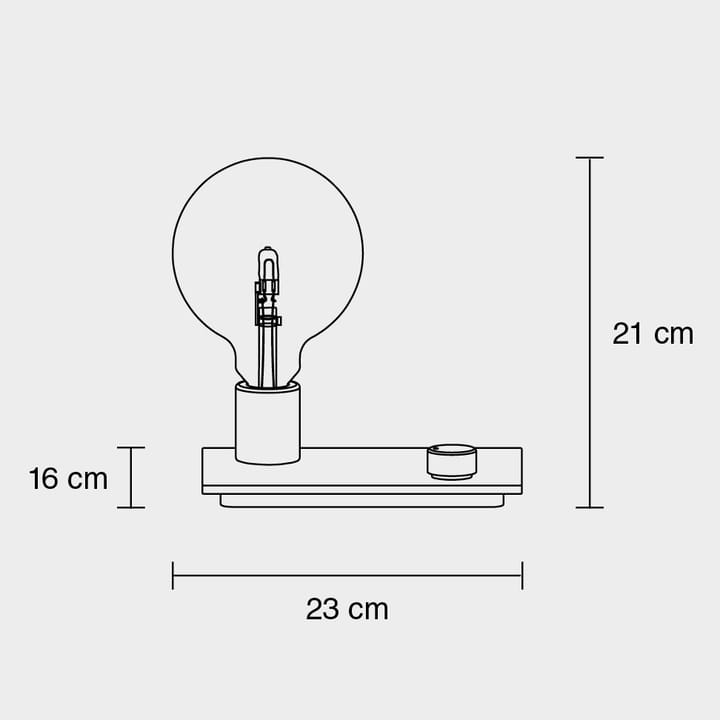 Control bordslampa, grå Muuto