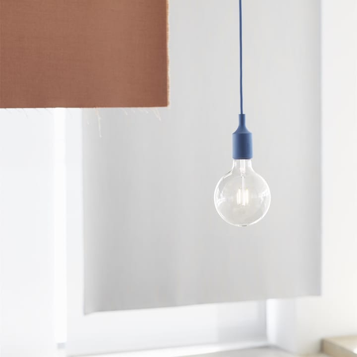 E 27 Lamp Pendelleuchte, Pale blue Muuto