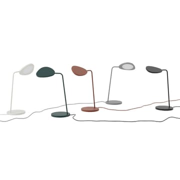 Leaf table lamp white - Dark green - Muuto