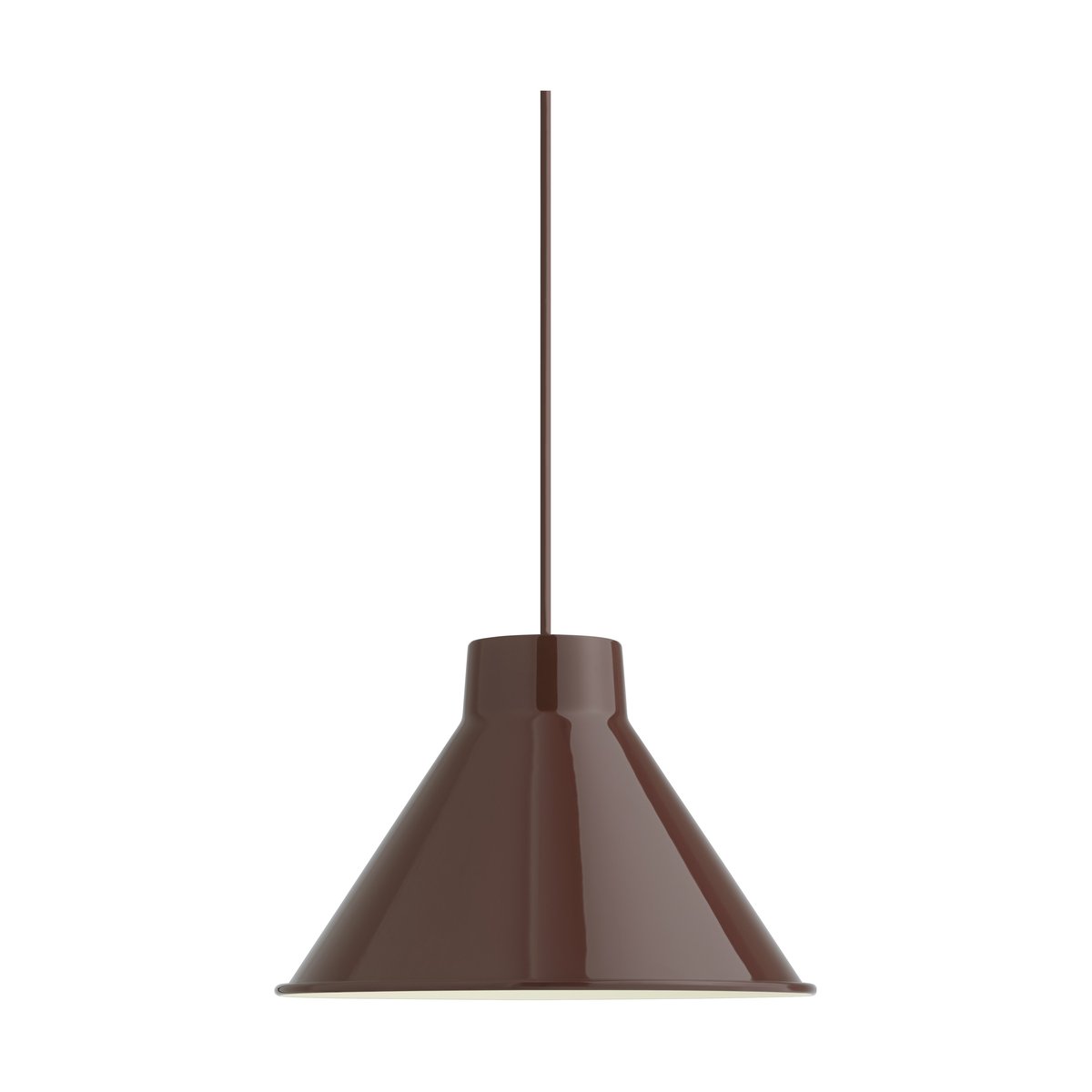 Muuto Top ceiling lamp Ø28 cm Deep red