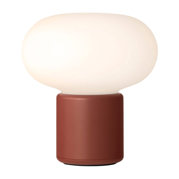 Karl-Johan bordslampa portabel, Earth red New Works