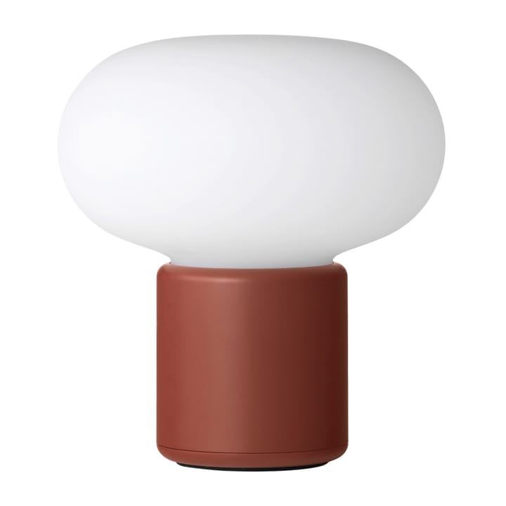 Karl-Johan table lamp portable, Earth red New Works