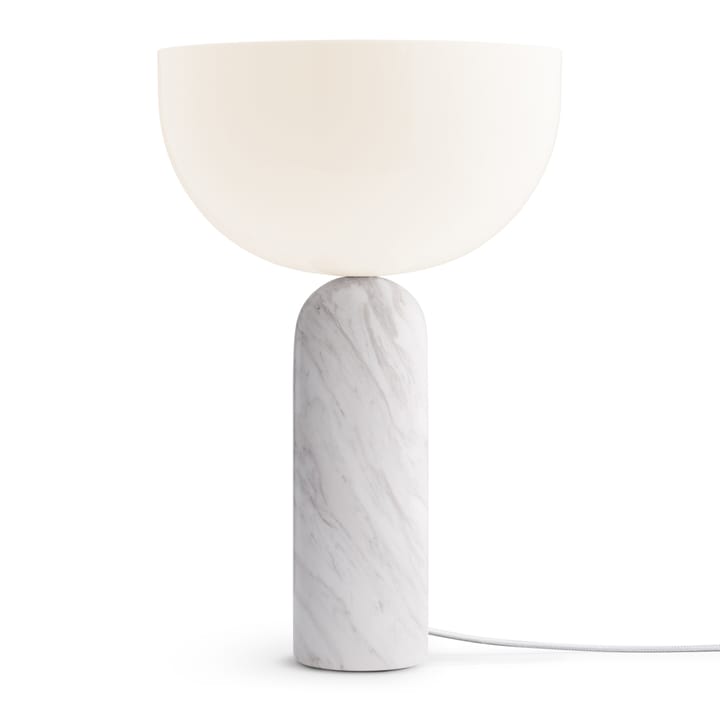 Kizu bordslampa large 45 cm, White marble New Works