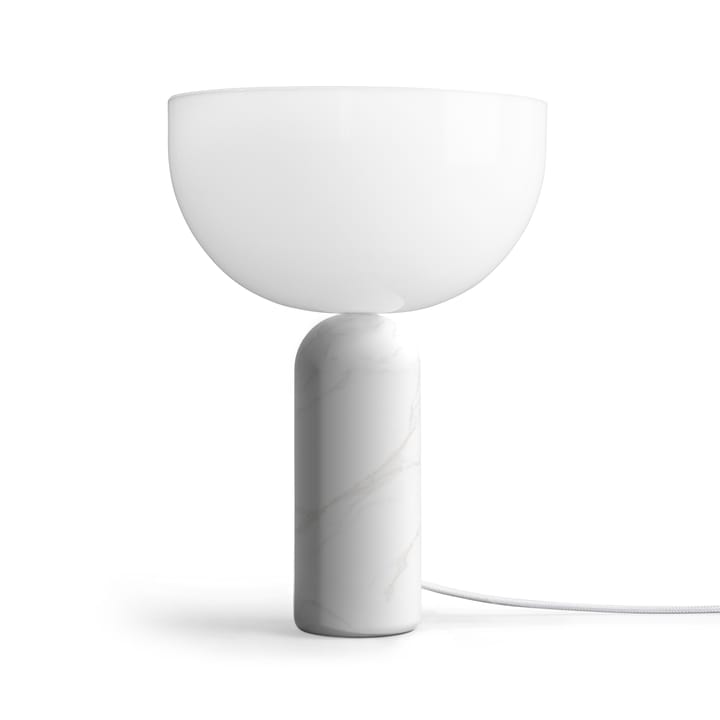 Kizu bordslampa small 35 cm, White marble New Works