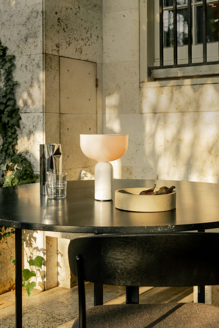 Kizu portable bordslampa, White marble New Works