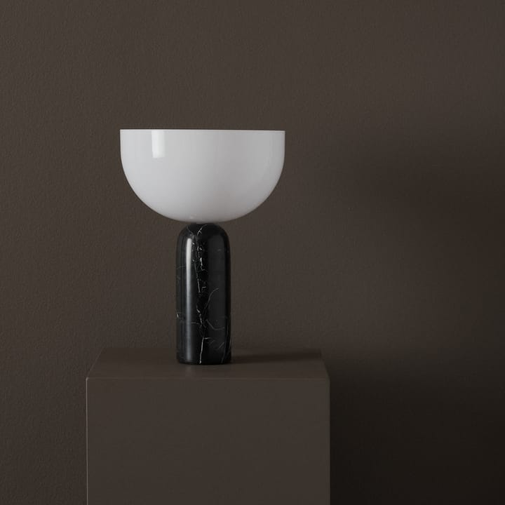 Kizu table lamp small, Black marble New Works