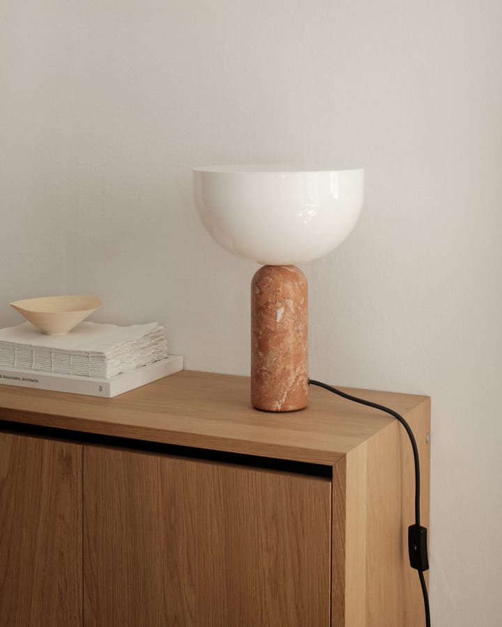 Kizu table lamp small, Breccia Pernice New Works