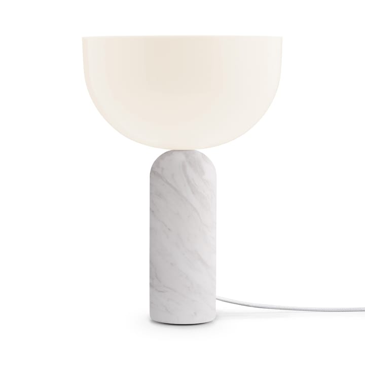 Kizu table lamp small, White marble New Works