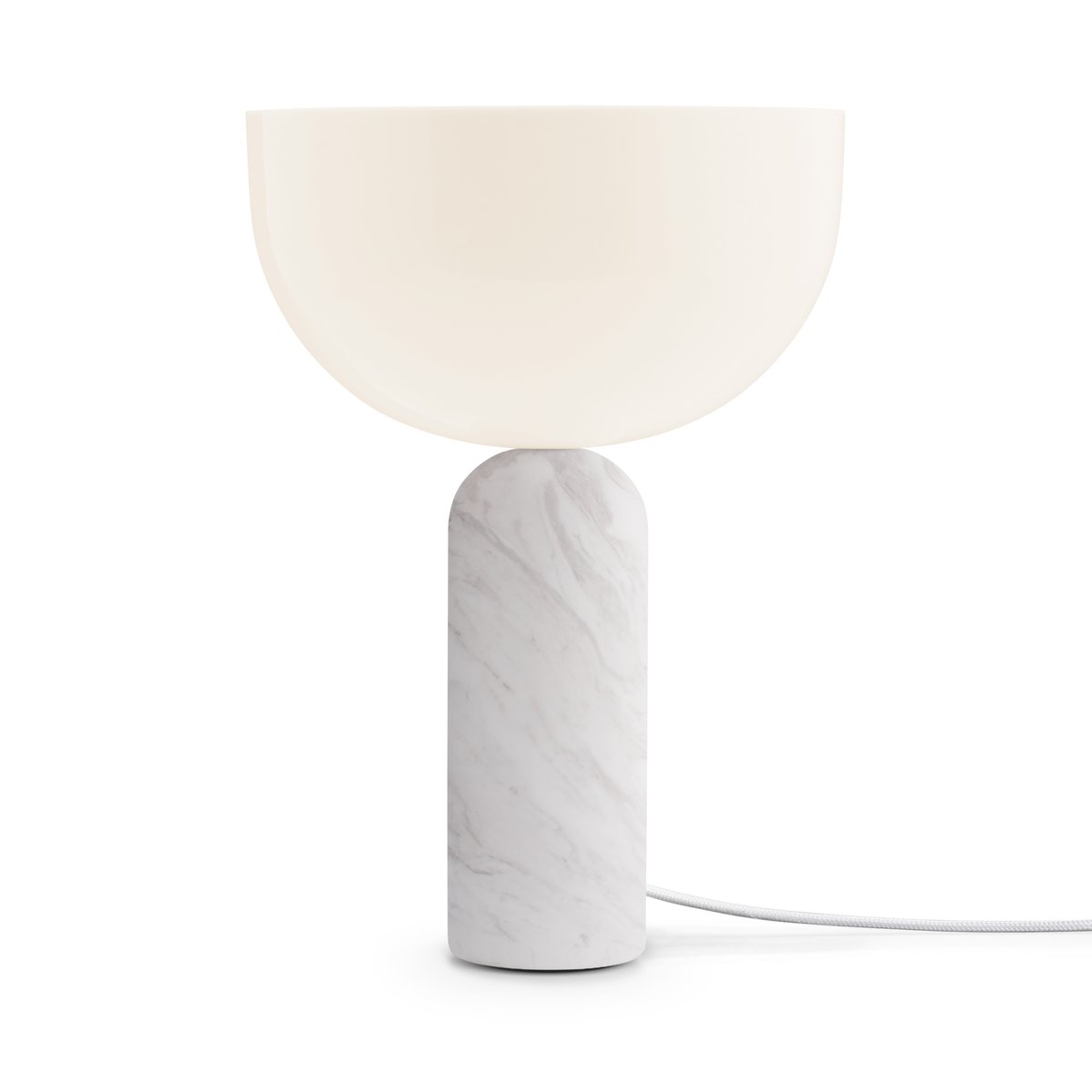 New Works Kizu table lamp small White marble