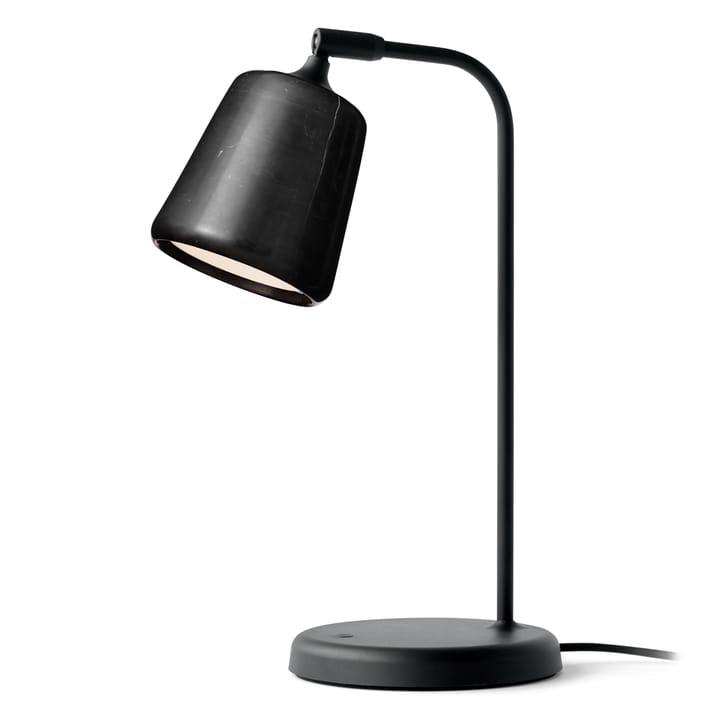 Material bordslampa, Black marble New Works