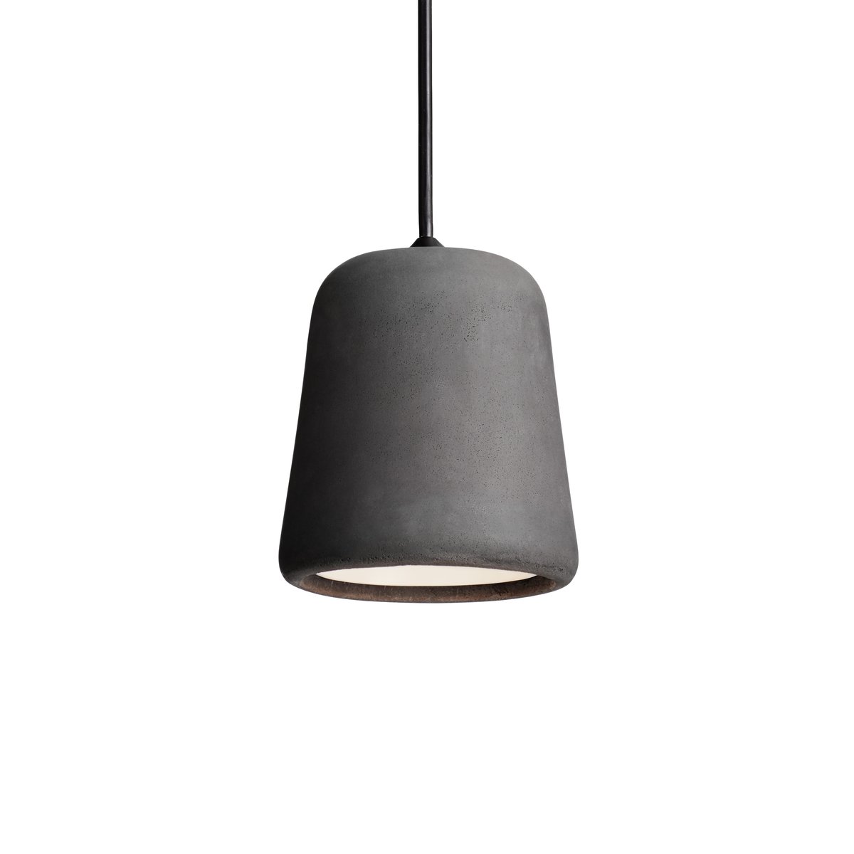 New Works Material pendant lamp Dark grey concrete