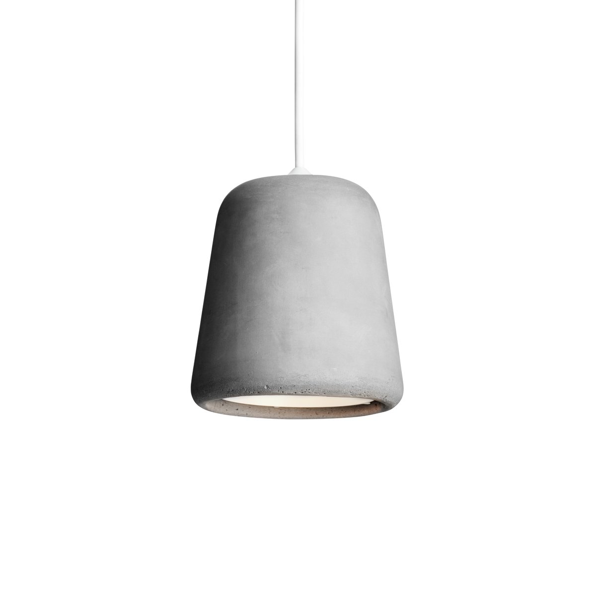 New Works Material pendant lamp Light grey concrete