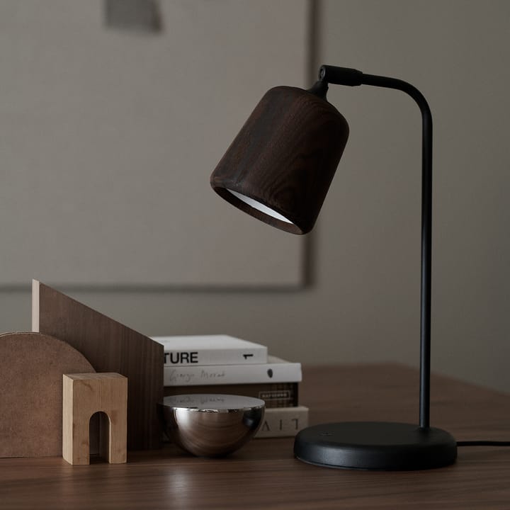 Material table lamp, Smoked oak New Works