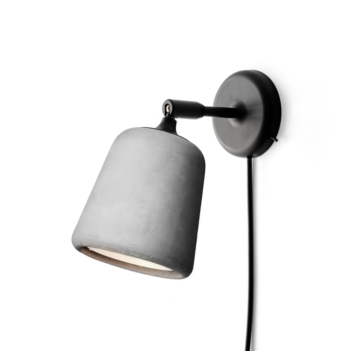 Material vägglampa, Light grey concrete New Works