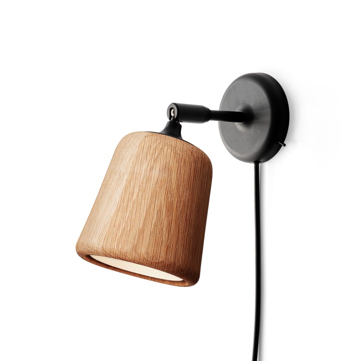 Material vägglampa, Natural oak New Works