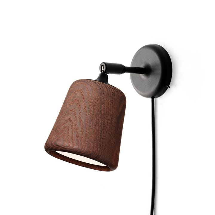 Material wall lamp, Smoked oak New Works