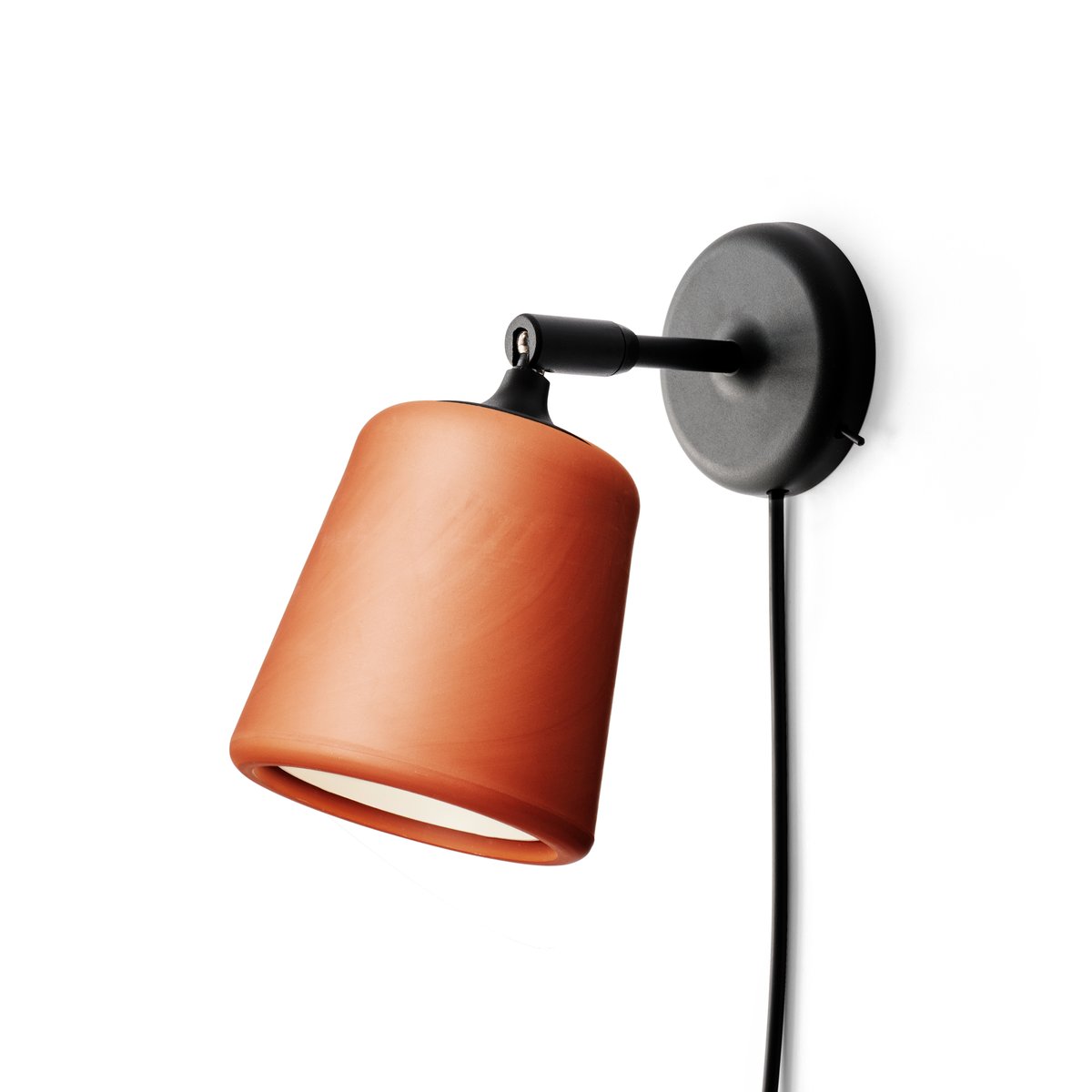 New Works Material wall lamp Terracotta