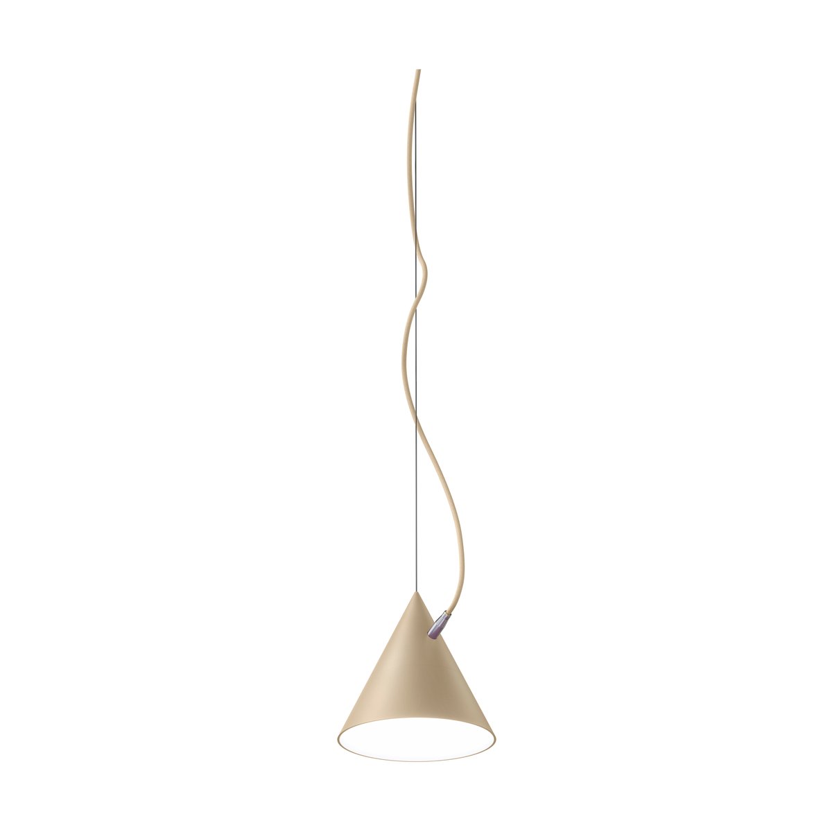 Noon Castor pendant 20 cm Beige-light beige-silver