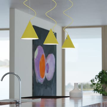 Castor pendant 20 cm - Yellow-light yellow-silver - Noon