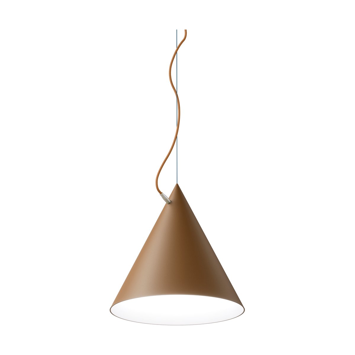 Noon Castor pendant 40 cm Brown-okra-brass