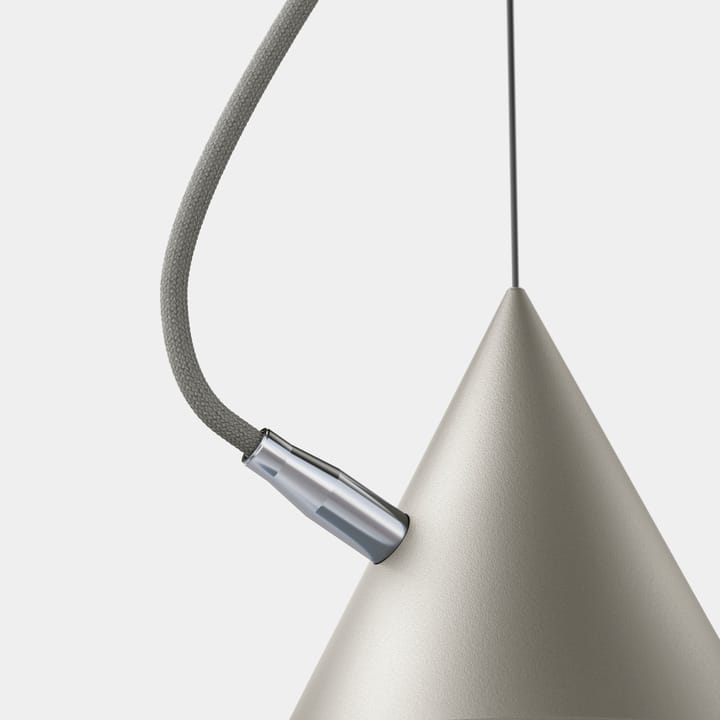 Castor pendant 40 cm, Gray-light gray-silver Noon