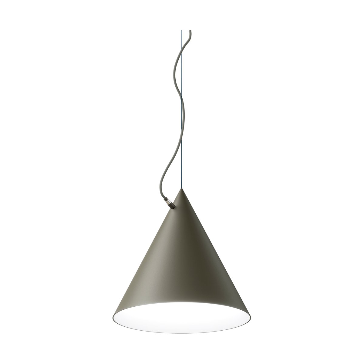 Noon Castor pendant 40 cm Olive gray-dark gray-black