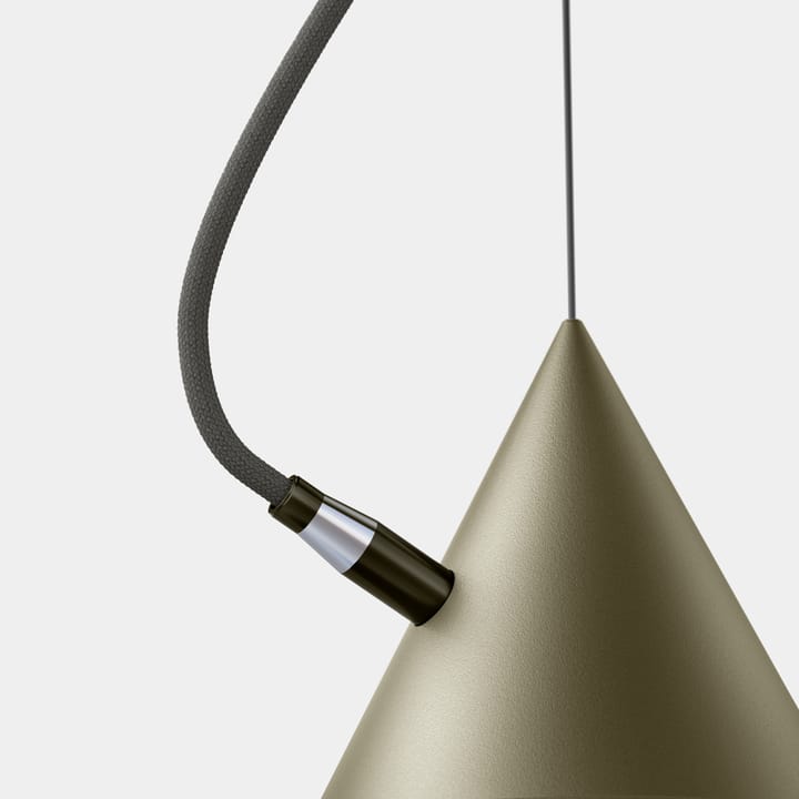 Castor pendant 40 cm, Olive gray-dark gray-black Noon