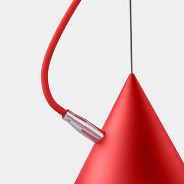 Castor pendant 40 cm - Red-red-silver - Noon