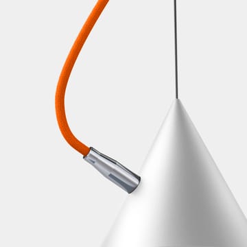 Castor pendant 40 cm - White-orange-silver - Noon