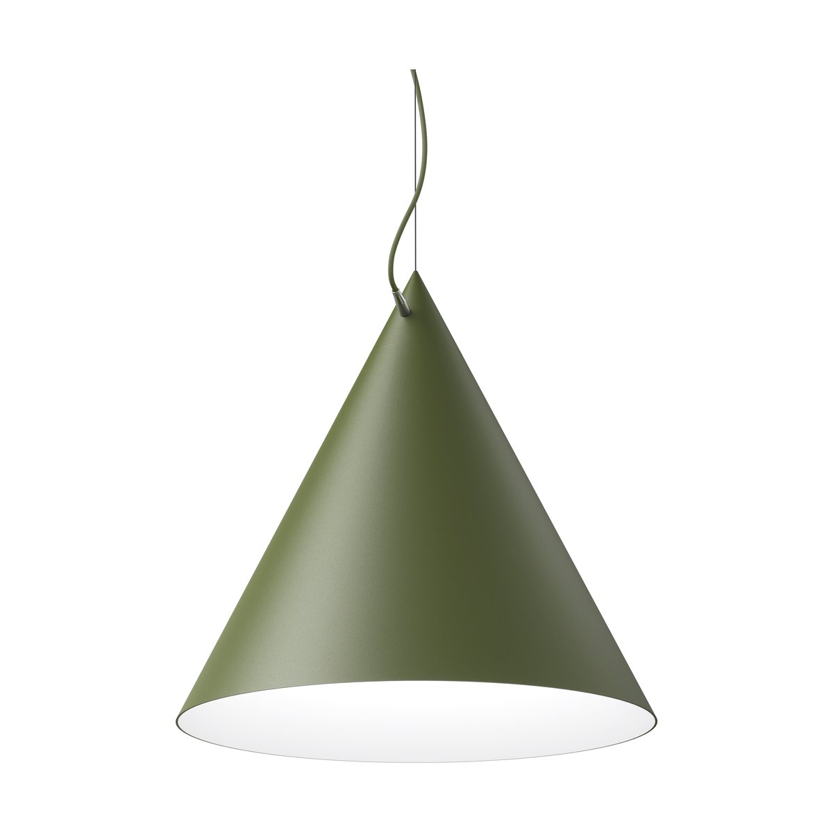 Noon Castor pendant 60 cm Military green-green-brass