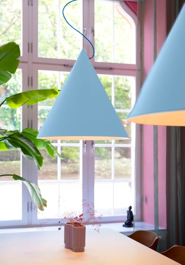 Castor pendant 60 cm - Pastel blue-light blue-silver - Noon