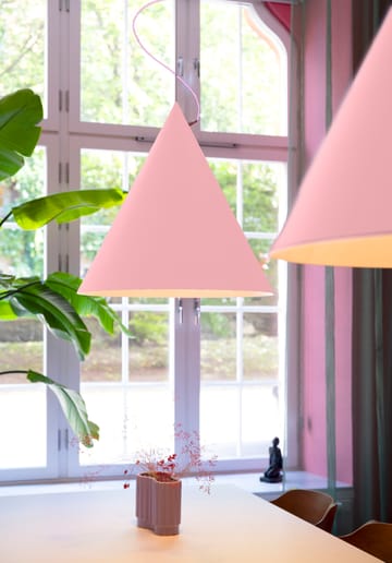 Castor pendant 60 cm - Pink-pink-silver - Noon