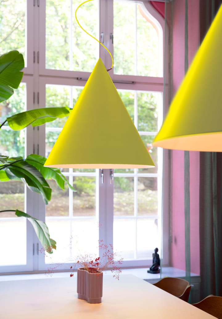 Castor pendant 60 cm, Yellow-light yellow-silver Noon