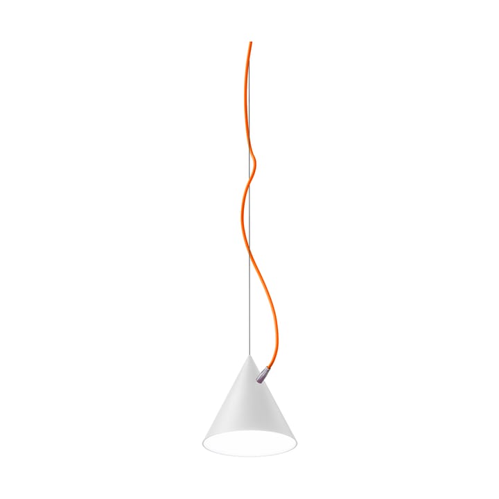 Castor pendel 20 cm - Vit-orange-silver - Noon